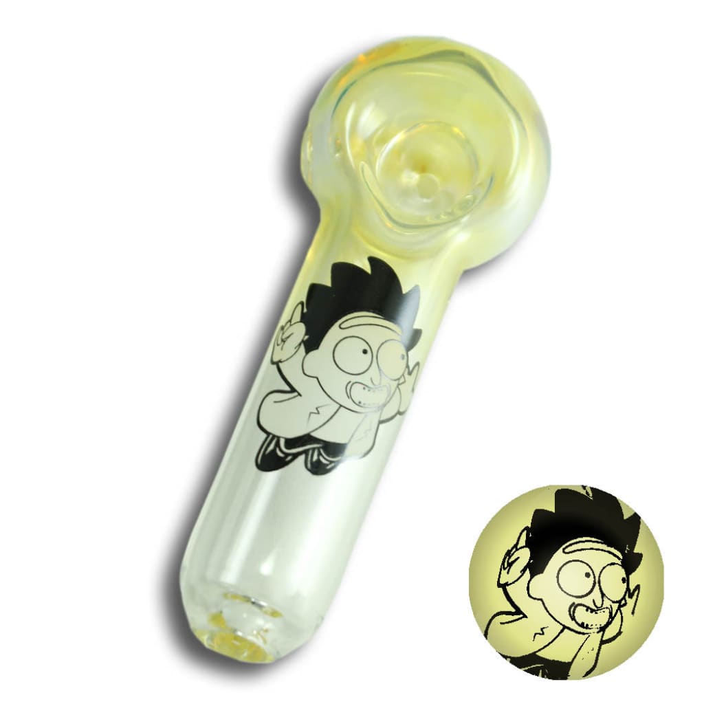 Rick & Morty 4.5’ Spoon W/ Assorted Glow Decal