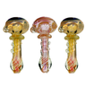 4.5in Gold Fume Spoon Glass Pipe
