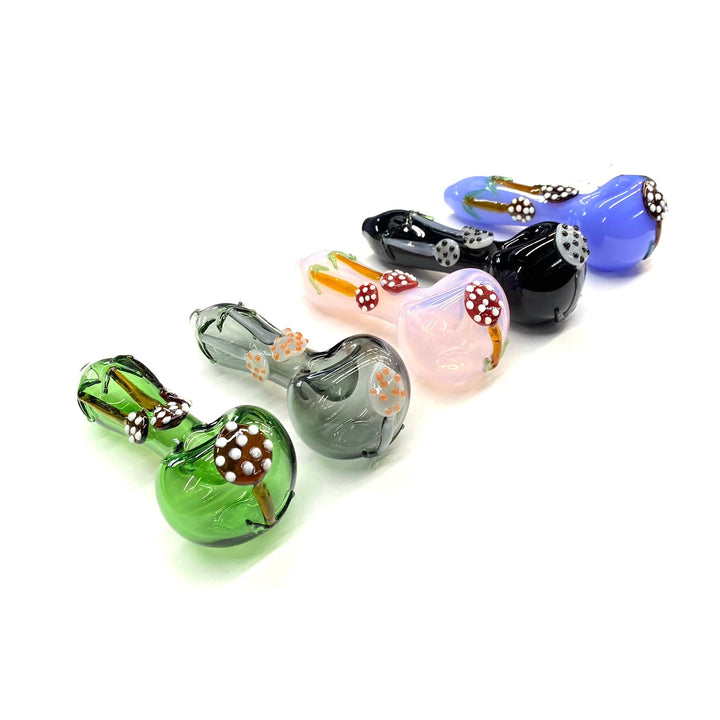 5 Inch Mushroom Color Tube Hand Pipe