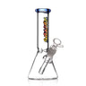 Ruckus Glass Baby Beaker Bong with 6-slit Diffused Downstem