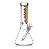 Ruckus Glass 12 Inch Tie Dye Beaker Bong with Diffused Downstem