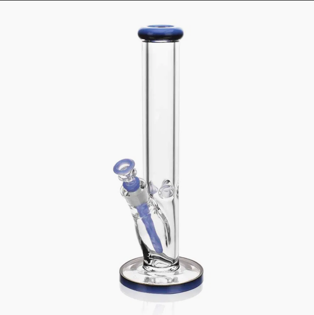 14 Inch Slime Straight Bong - 9mm Glass