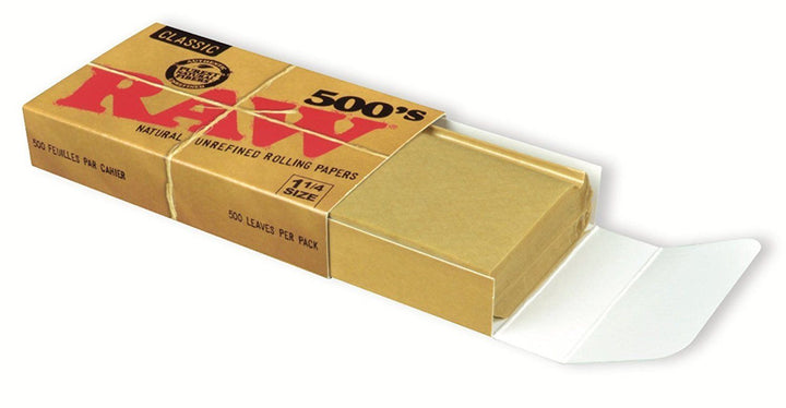 Raw Classic Natural Unbleached 500 Papers