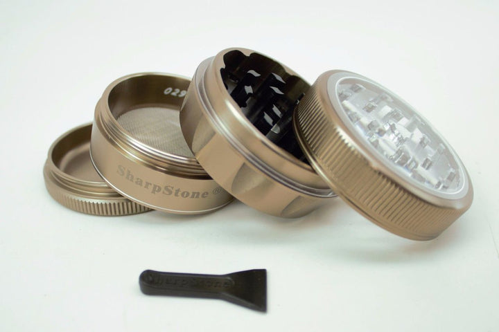 Sharpstone V2.0 4-Piece Glass Top Grinder (2.2")