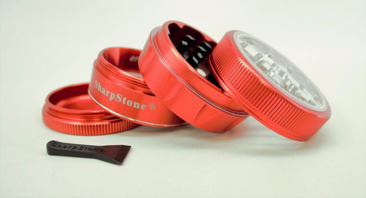 Sharpstone V2.0 4-Piece Glass Top Grinder (2.2")