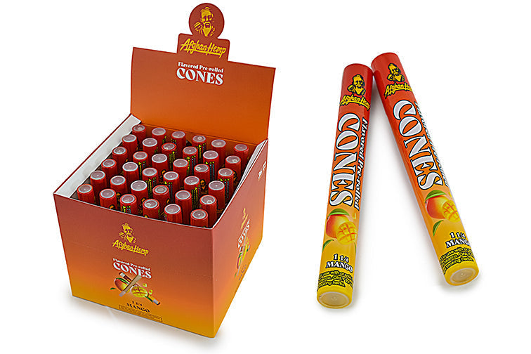 Afghan Hemp Flavored Pre-Roll Cones - 6 Pack