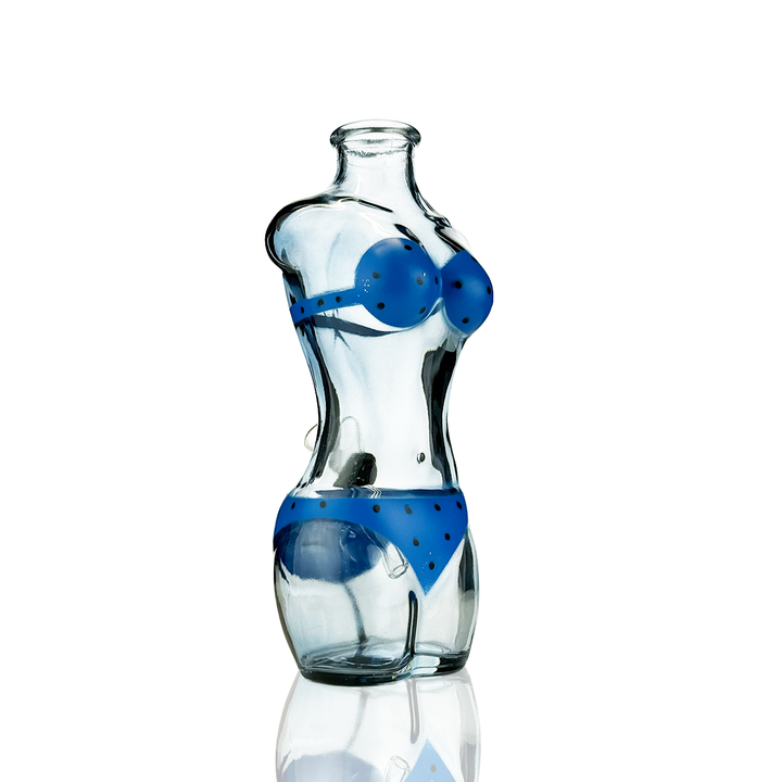 8 Inch Sculpted Female Body Glass Water Pipe