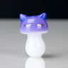 Sakibomb Kitty Head Carb Cap Purple Glass Accessory