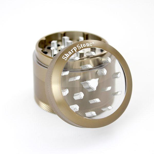 Sharpstone Clear Top 4-Piece Grinder 2.5 Inch