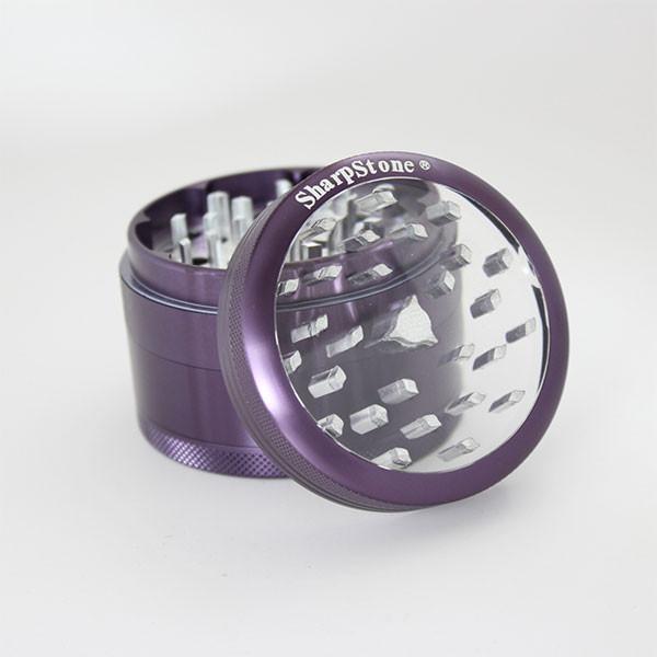 Sharpstone Clear Top 4-Piece Grinder 2.5 Inch