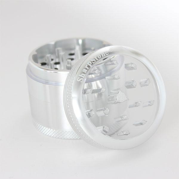 Sharpstone 2.2" Clear Top 4-Piece Dry Herb Grinder