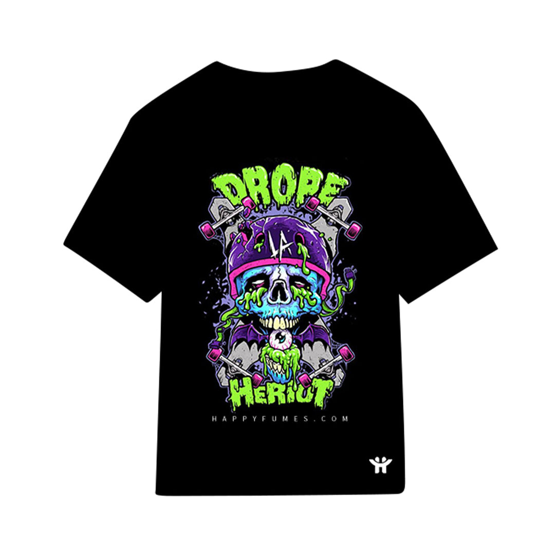 Black Polyester Short Sleeve T-Shirt 6-Pack