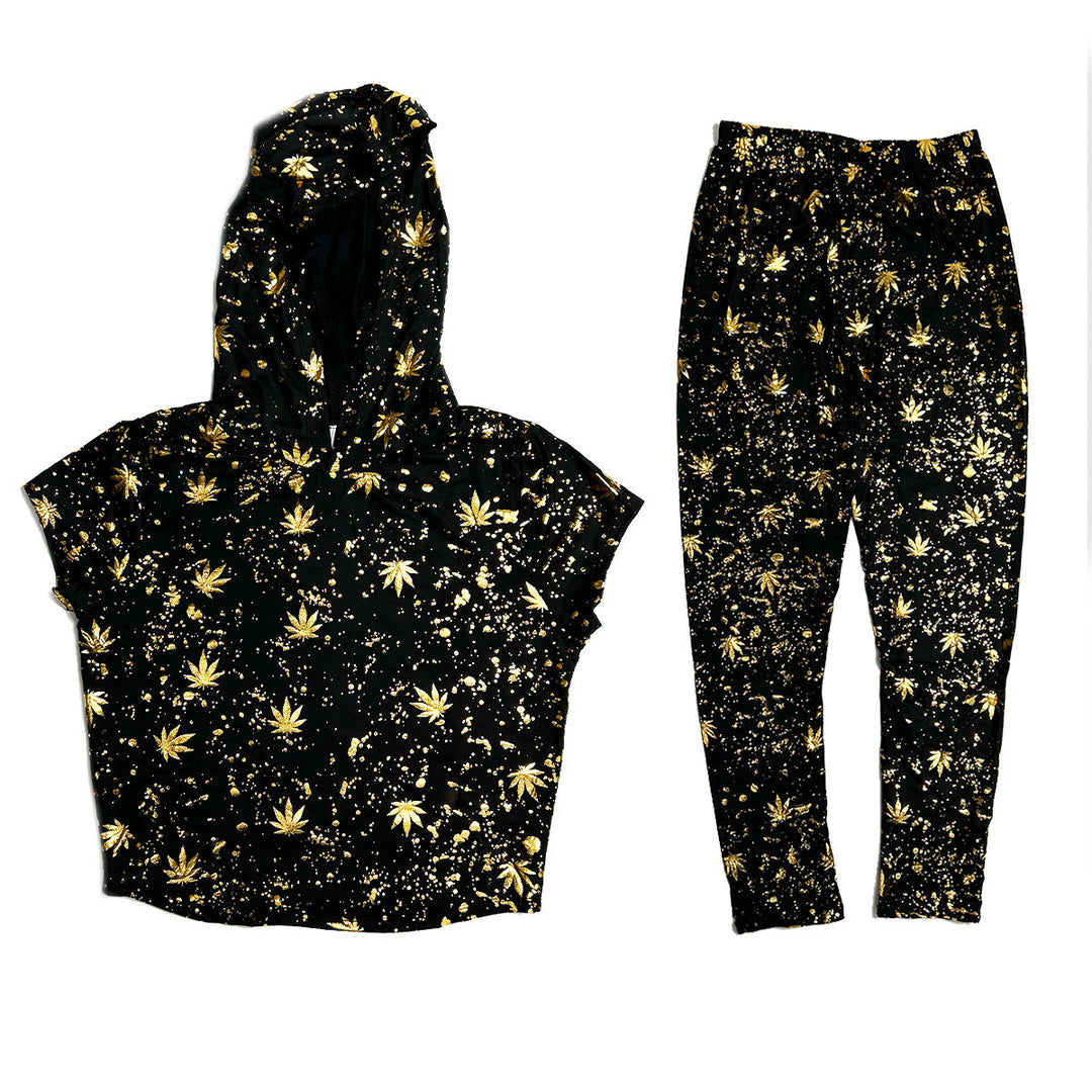 Women's Crop Top Hoodie Set - Bulk 6 Pack