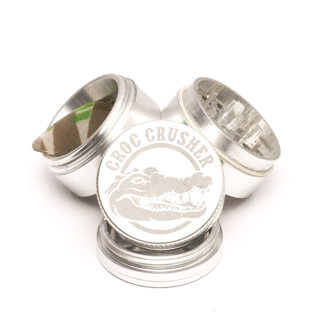 Compact Croc Crusher 1.5" 4-Piece Dry Herb Grinder