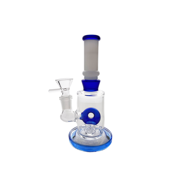 6" Donut Shower Perc Water Pipe with 14mm Bowl