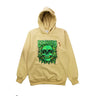 Skull Cannabis Hoodie with Striking Silk Screen Design
