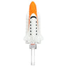 Space Shuttle Silicone Dab Straw with Quartz Tip