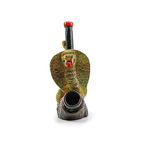 Cobra Serpent Design Resin Pipe