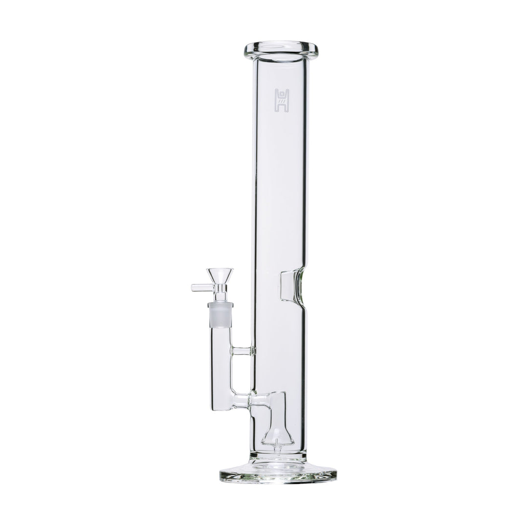 15-Inch Tube Glass Water Pipe with Ice Catcher