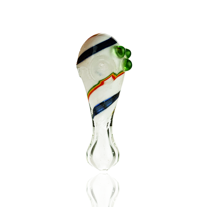 Slime Frit Dichro Glass Hand Pipe - 4.5 Inch