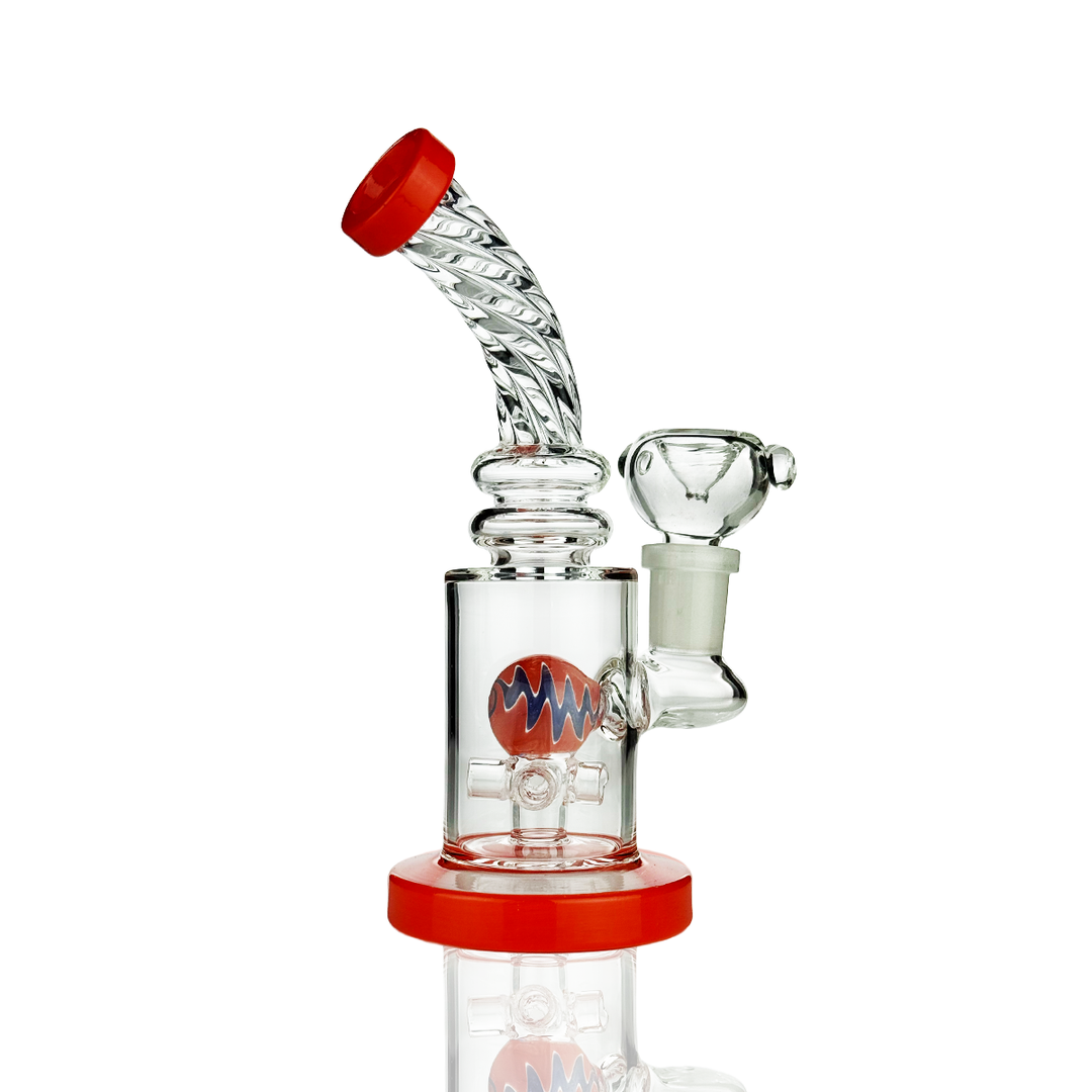 Compact 6" Sphere Water Pipe Rig with 14mm Bowl