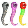 Tentacle Silicone Hand Pipe With Glass Bowl Insert