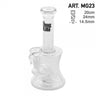 Thug Life Glass Water Pipe with Hammer Percolator