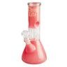 Thug Life Pink Geometric Glass Water Pipe