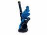 Blue Creature Resin Hand Pipe with Ceramic Bowl