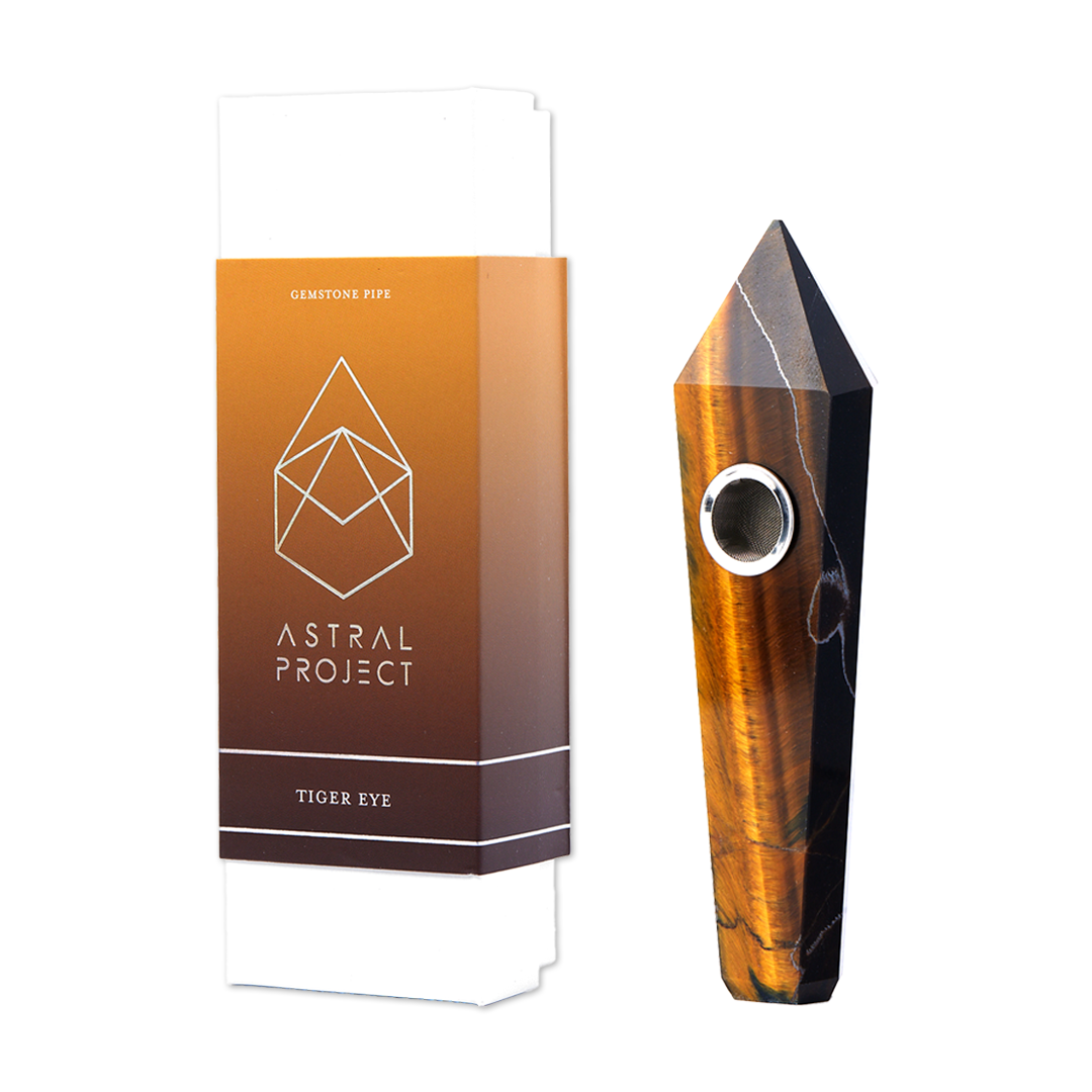 Astral Project 4.25 Inch Gemstone Hand Pipe