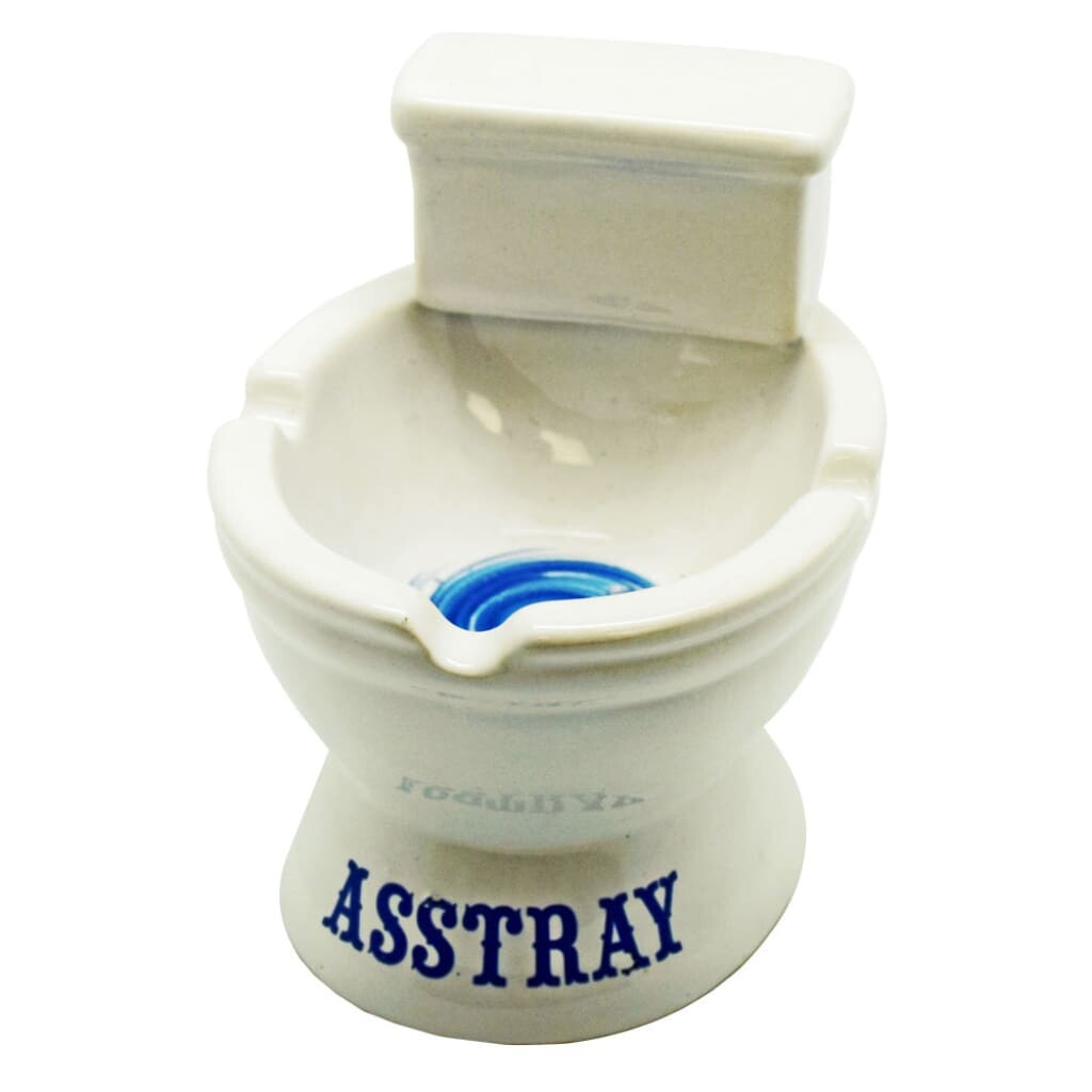 Toilet Asstray Ceramic Ashtray