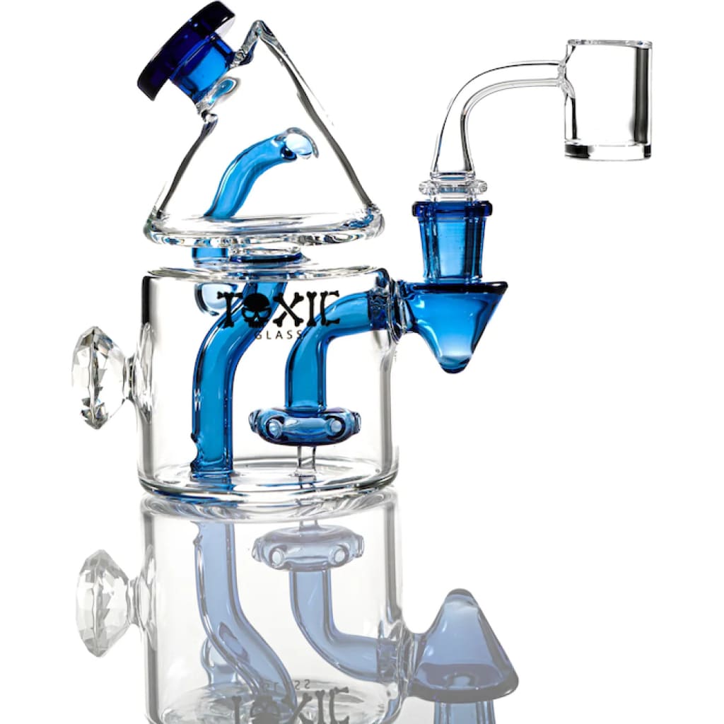 Toxic Cone Recycler Diamond Rig Unique Glass Dab Rig – MHGP