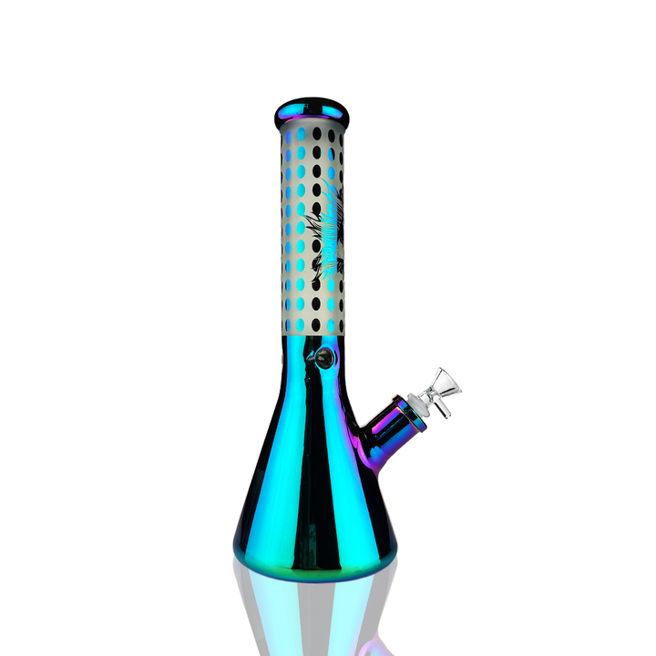 14 Inch Electroplated Beaker Bong with 14mm Bowl