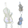 11-Inch Electroplated Violin Glass Water Pipe