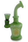 Compact Slime Green Water Pipe 6 Inch