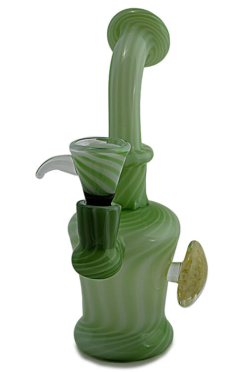 Compact Slime Green Water Pipe 6 Inch