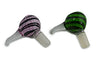 Durable Wavy 14mm Glass Bowl for Water Pipes