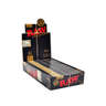 Raw Black 1 1/4" Rolling Papers - 24 Pack Box
