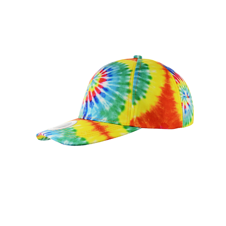 Vibrant Tie-Dye Adjustable Snapback Hat
