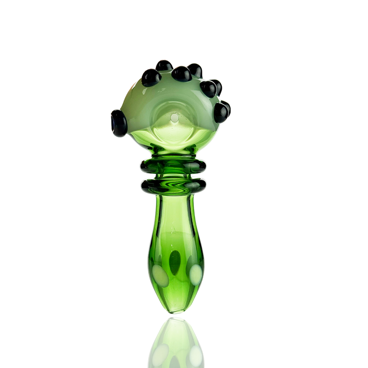 Slime Head 4.5" Double Ring Glass Hand Pipe