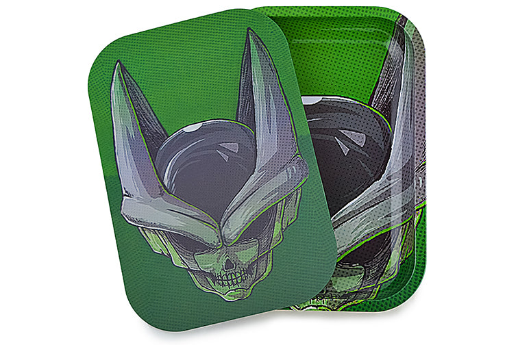 Holographic Metal Rolling Tray with Magnetic Cover