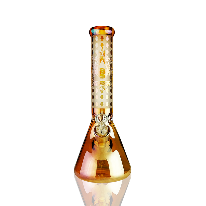 14 Inch Electroplated Beaker Bong with 14mm Bowl