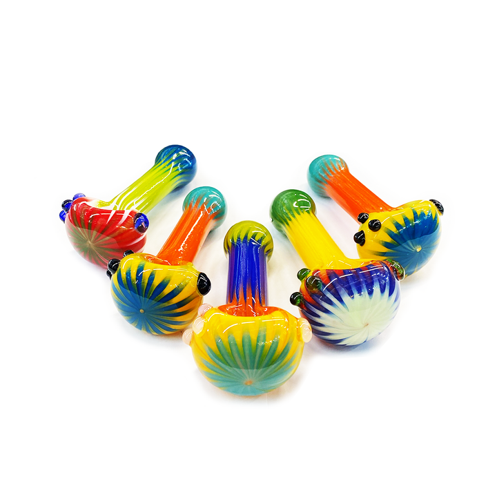Compact 4.5 Inch Reversal Art Hand Pipe