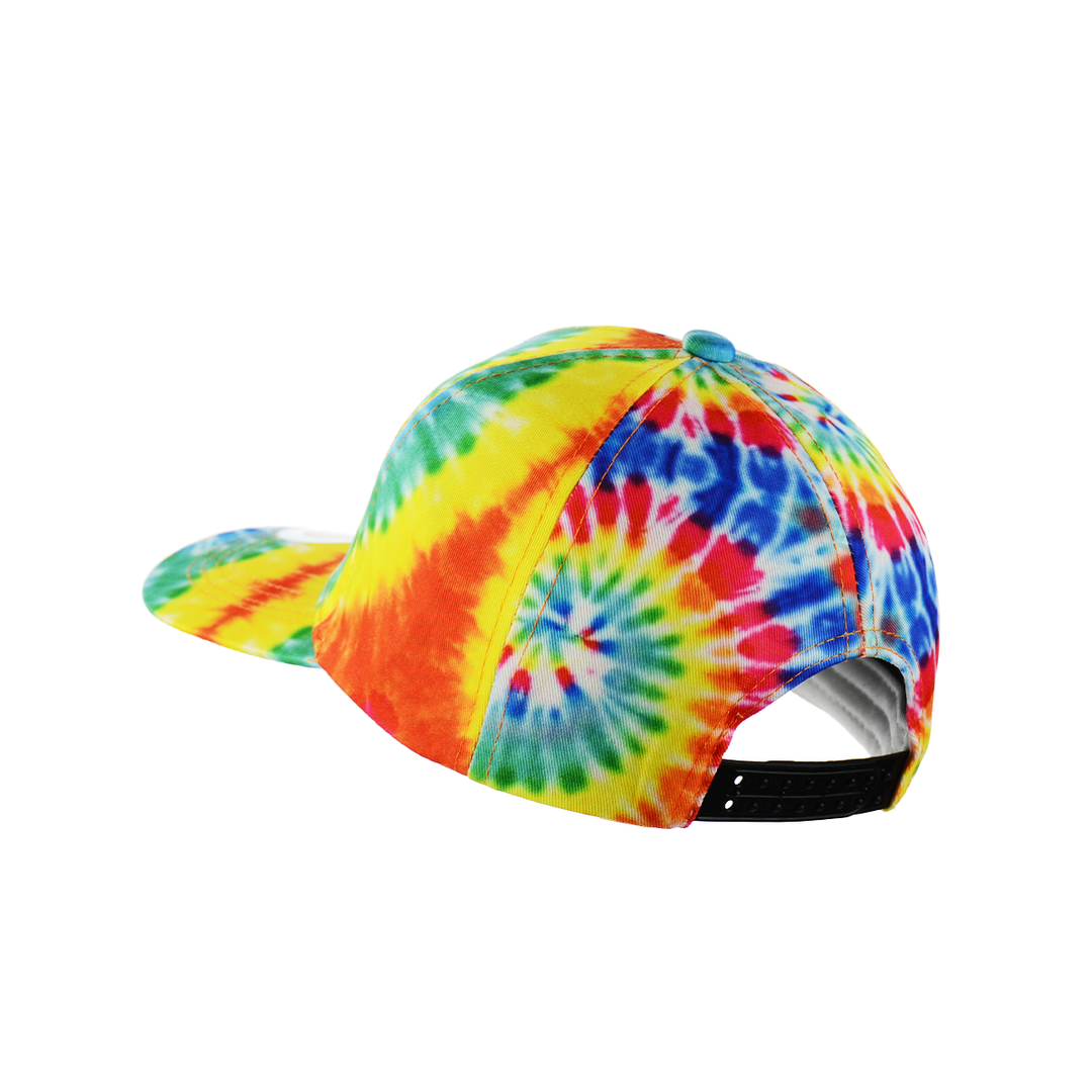 Vibrant Tie-Dye Adjustable Snapback Hat