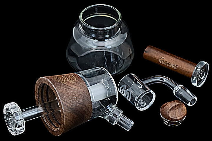 Premium Wood & Glass Dab Rig Collection