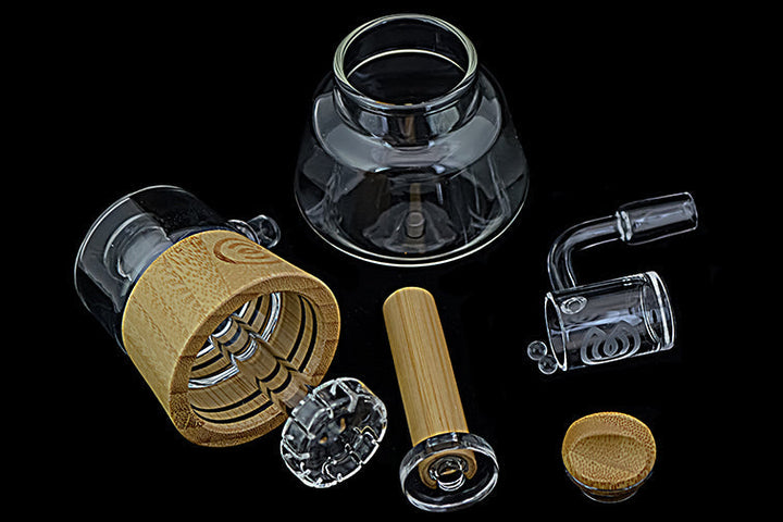 Premium Wood & Glass Dab Rig Collection