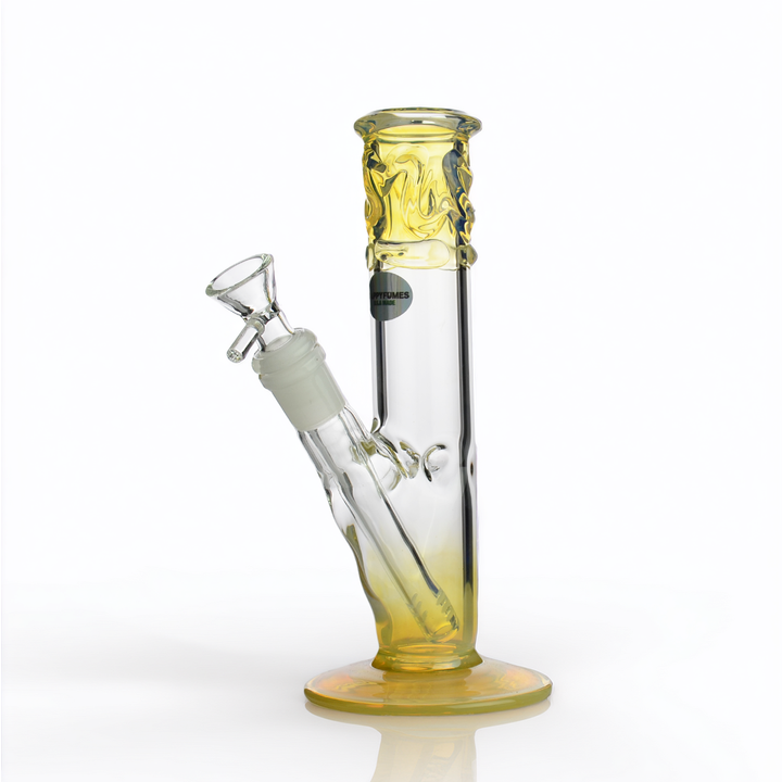 8 Inch Fumed Glass Straight Tube Water Pipe