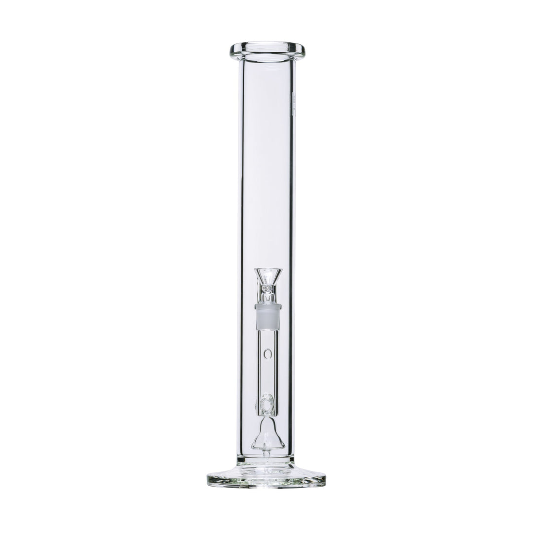 15-Inch Tube Glass Water Pipe with Ice Catcher