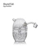 Round Fab Egg Bubbler with High-quality Borosilicate Glass