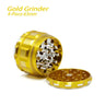 Waxmaid 4-piece Polygon Herb Grinder with Silver Edge Design